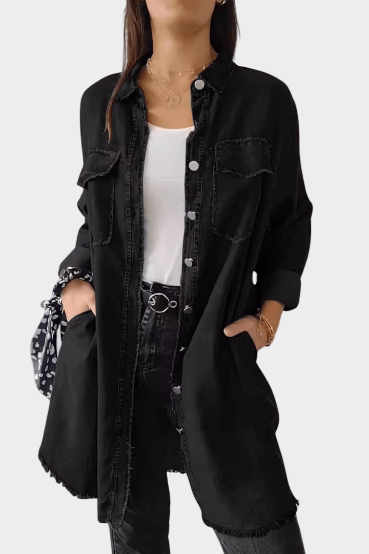 Saima™ | Denim-paitamekko