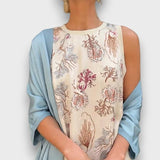 Sini™ | Kukkakuosinen maksimekko