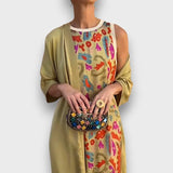 Sini™ | Kukkakuosinen maksimekko