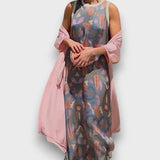 Sini™ | Kukkakuosinen maksimekko