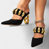 Sini™ | Metallipisteiset sandaalit