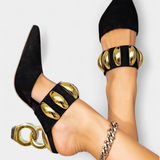 Sini™ | Metallipisteiset sandaalit