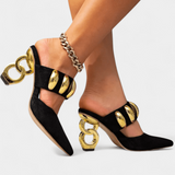 Sini™ | Metallipisteiset sandaalit