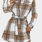 Alina™️ | Skotlantilaiskuosinen elegantti minimekko