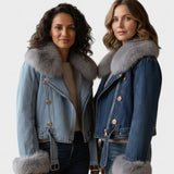 Ansa™ | Farkkutakki Tekoturkiksella