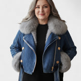 Ansa™ | Farkkutakki Tekoturkiksella