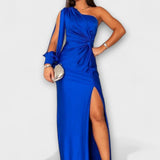 Kerttu™️ | Glamourhenkinen maksimekko veistoksellisella siluetilla