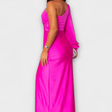 Kerttu™️ | Glamourhenkinen maksimekko veistoksellisella siluetilla