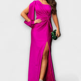 Kerttu™️ | Glamourhenkinen maksimekko veistoksellisella siluetilla