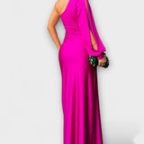 Kerttu™️ | Glamourhenkinen maksimekko veistoksellisella siluetilla