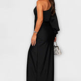 Kerttu™️ | Glamourhenkinen maksimekko veistoksellisella siluetilla