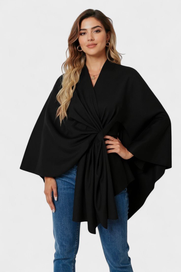 Elisa™ | Elegantti drapeerattu poncho