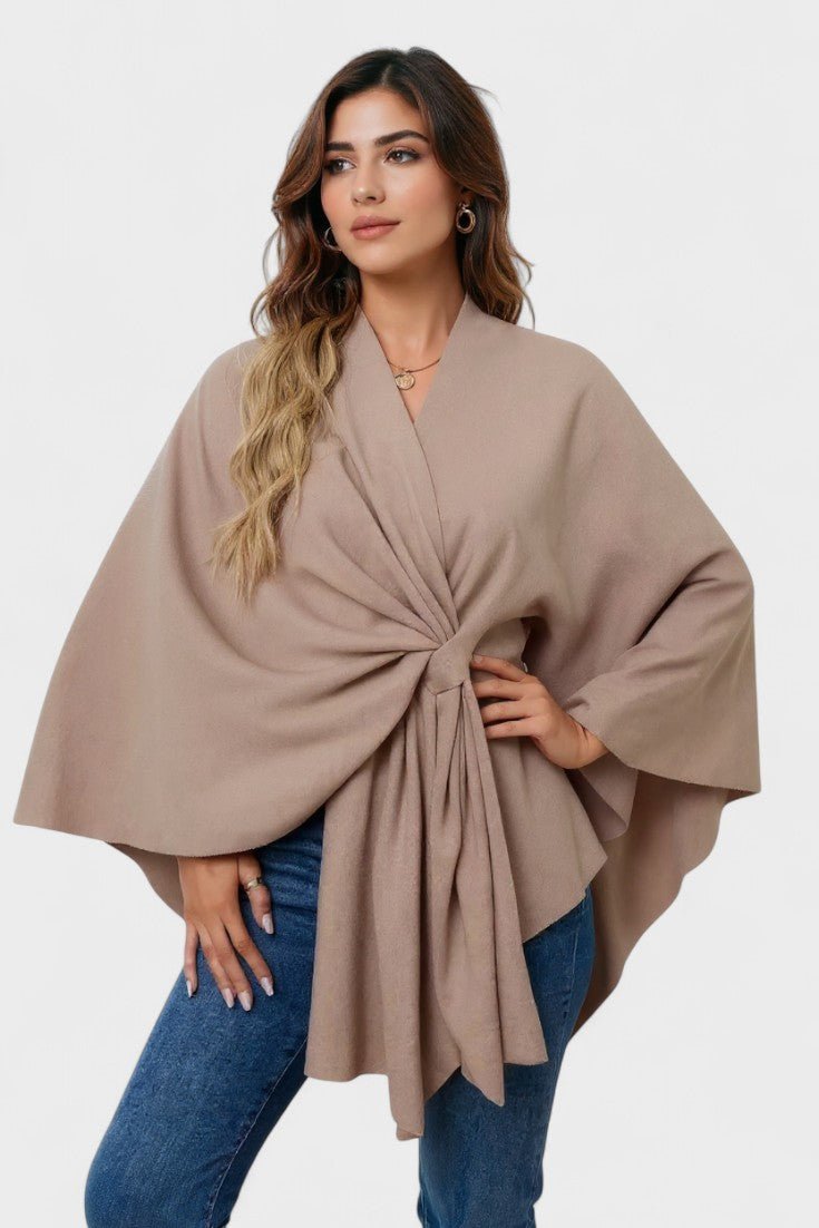 Elisa™ | Elegantti drapeerattu poncho