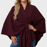 Elisa™ | Elegantti drapeerattu poncho