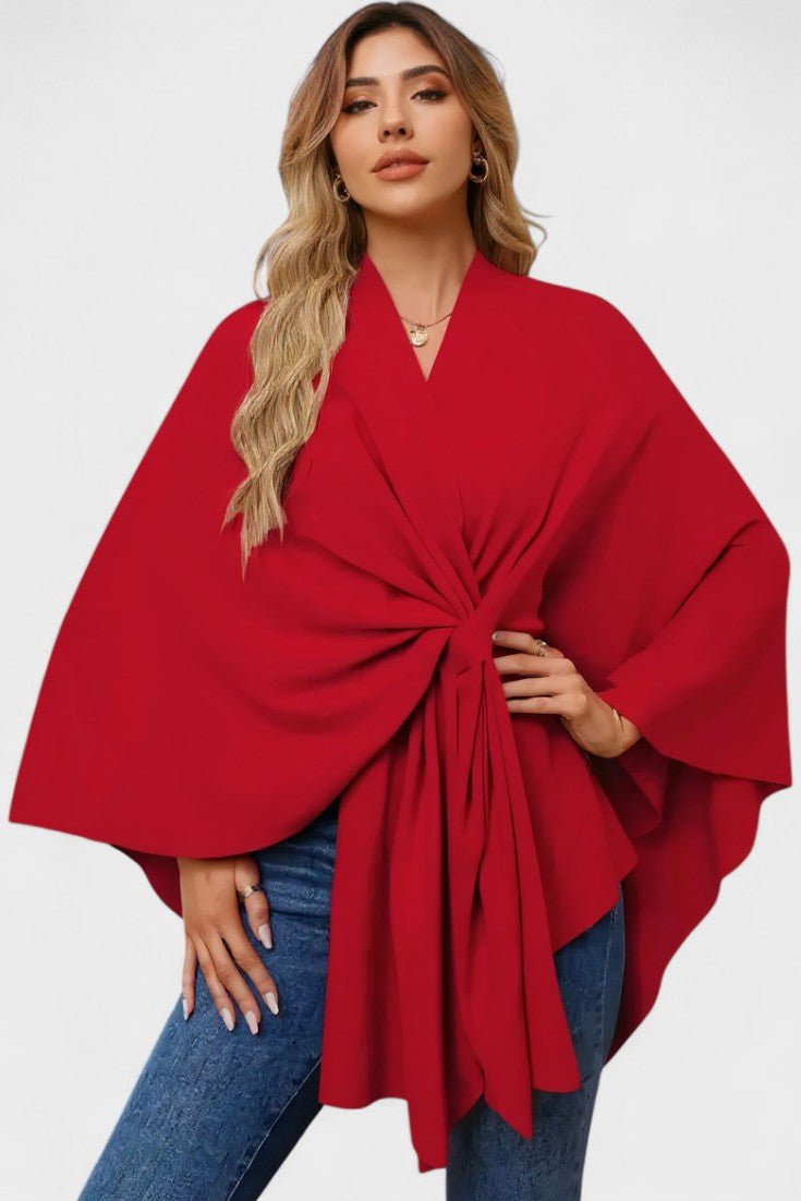 Elisa™ | Elegantti drapeerattu poncho