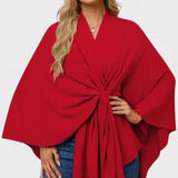 Elisa™ | Elegantti drapeerattu poncho