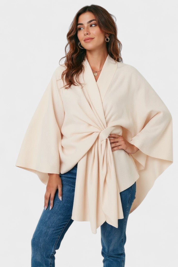 Elisa™ | Elegantti drapeerattu poncho