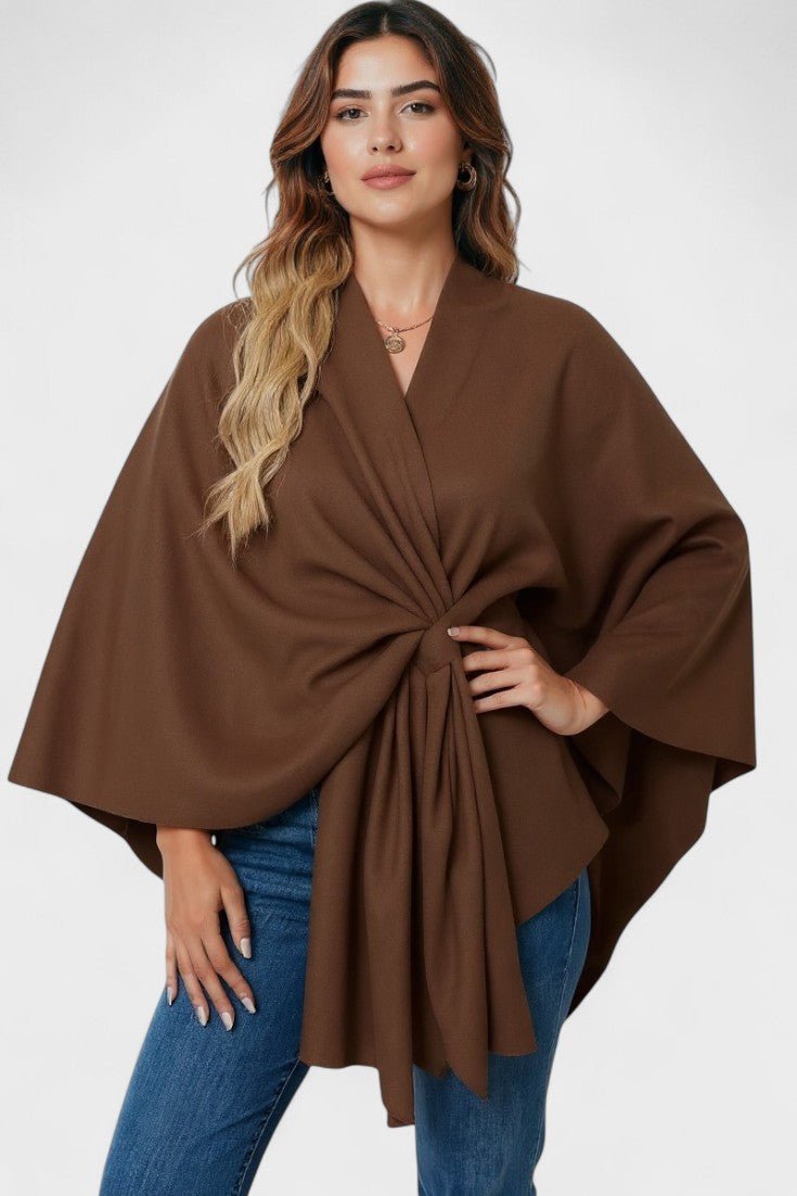 Elisa™ | Elegantti drapeerattu poncho