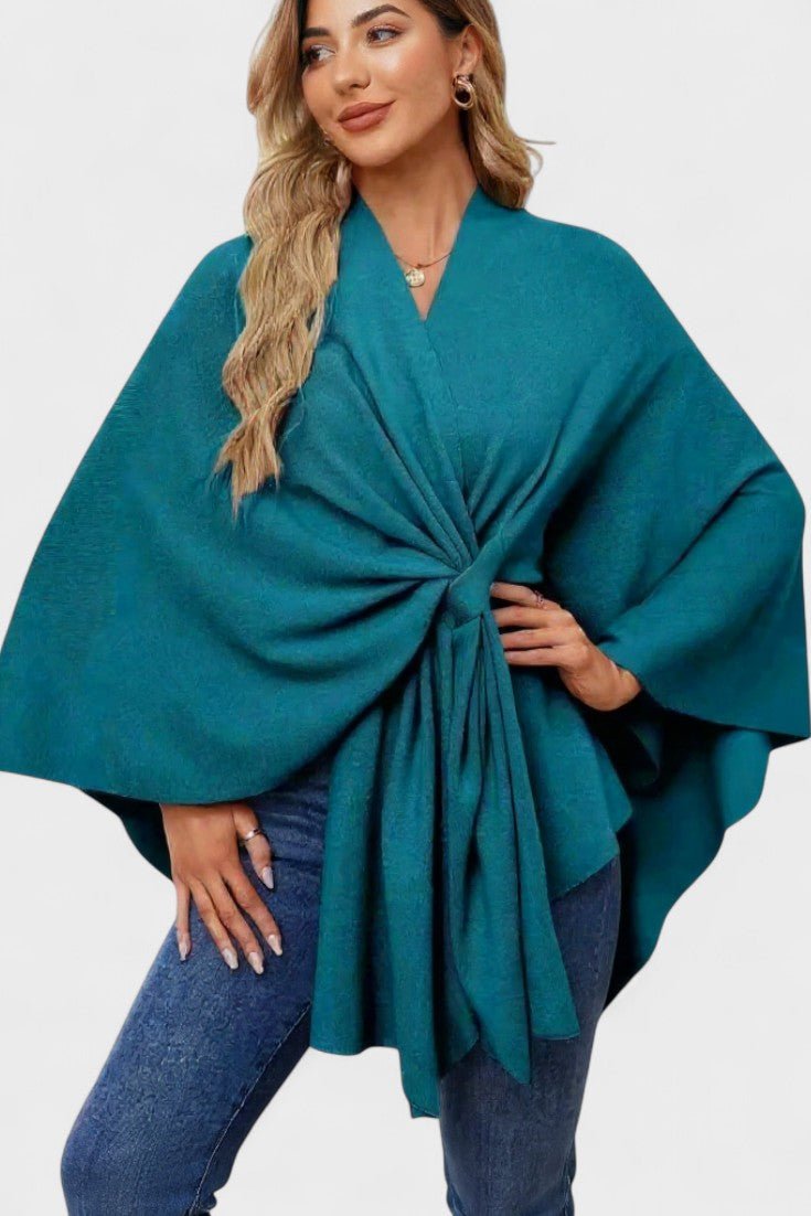 Elisa™ | Elegantti drapeerattu poncho