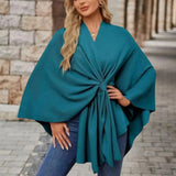 Elisa™ | Elegantti drapeerattu poncho