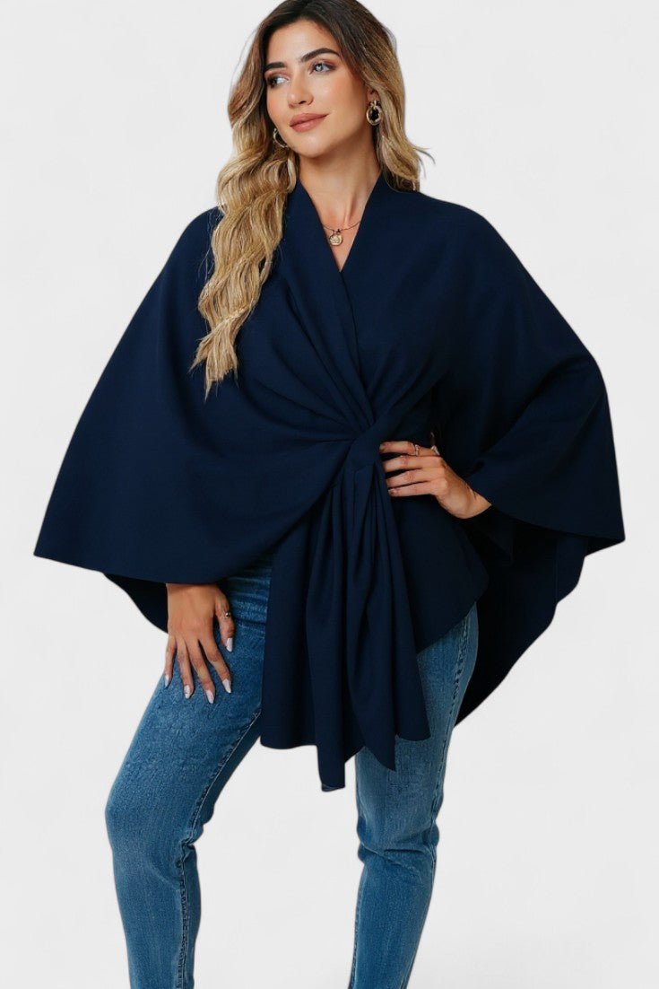 Elisa™ | Elegantti drapeerattu poncho