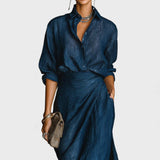 Linnea™️ | Elegantti pliseerattu mekko